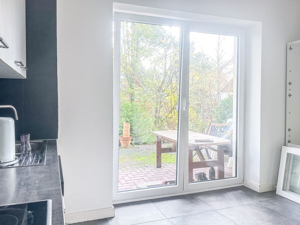 K�che mit Terrassenzugang